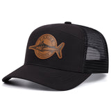 Gorra de basquetbol para hombres y mujeres, con diseño de peces, casual y simple, protectora del sol, ideal para deportes en la calle, regalo, vacaciones