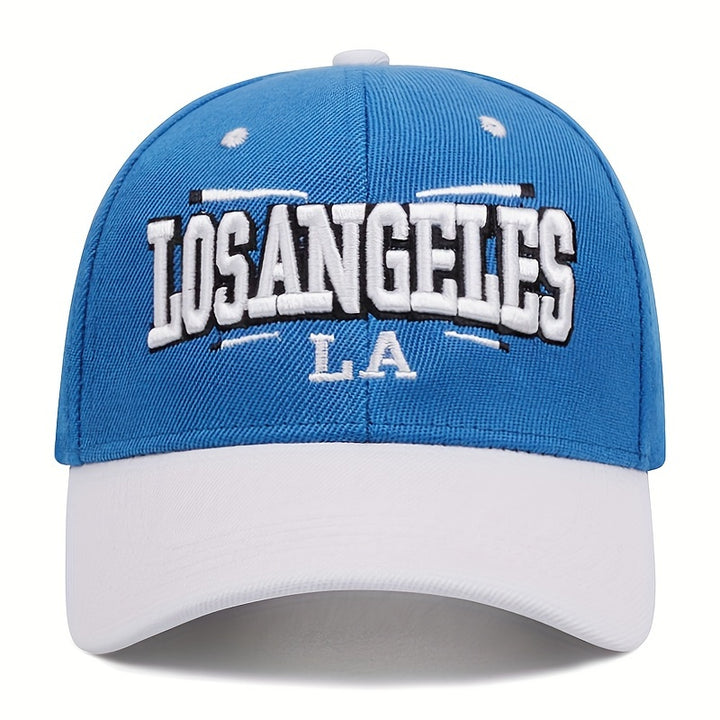 Gorra de béisbol bordada LOS ANGELES - Ajustable, ligera y elegante para hombres y mujeres