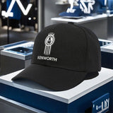 Gorra de béisbol Kenworth con logo bordado - ligera, elástica, de poliéster, lavable a máquina, ideal para cámping, pésca y actividades al aire libre, gorra de deportes al aire libre | gorra con logo bordado | headgear ligera, gorra de béisbol