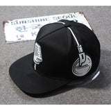 Tela. 1 gorra de béisbol hip hop con diseño de micrófono - Sombrero solar casual para hombres y mujeres, estilo deportivo, material, perfecto para actividades al aire libre, gorra para exteriores | Sombreros elegantes | Sombreros duraderos