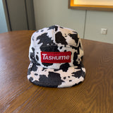 Gorra de bocina plana con flecos de lana de cinco piezas, diseño bordado estilo vaca, diseño de botón ajustable, tejido suave y cómodo, gorra de béisbol estilo hip-hop urbano, adecuada para hombres y mujeres, uso diario, actividades al aire libre