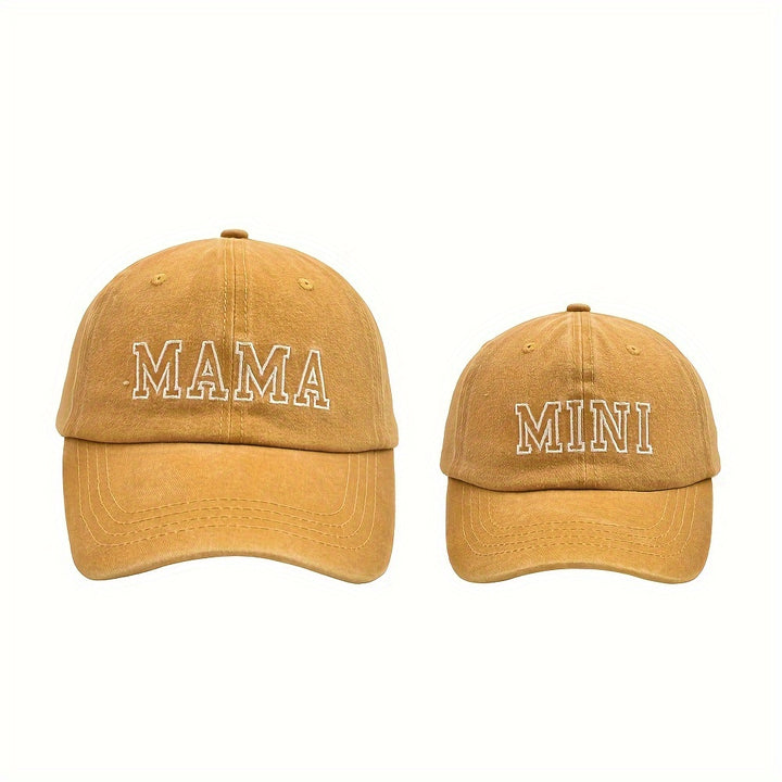 Nueva Gorra De Béisbol Mini Bordada Con Letras MAMA Para Adultos Y Niños, Popular Sombrilla De Pato.