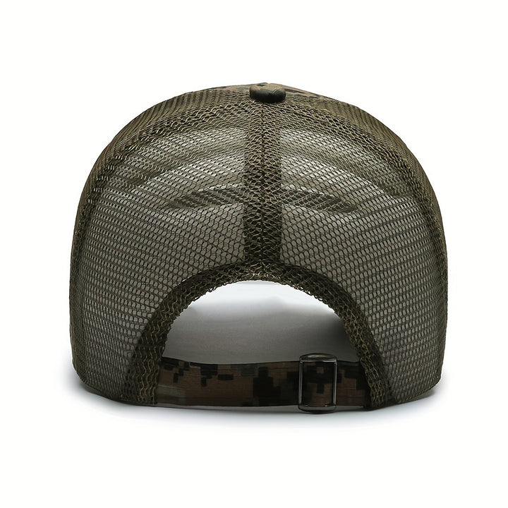 Gorra de béisbol con diseño de camuflaje de bandera estadounidense, para deportes al aire libre y senderismo, para mujeres y hombres