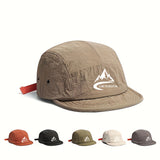 Gorra de Béisbol Semi-Malla Transpirable para Hombre y Mujer, Visera Curva, Secado Rápido, Ideal para Camping al Aire Libre en Verano