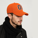 2 gorras de béisbol naranjas 01 de coche de carreras para hombre - Gorras ajustables para exteriores para salidas, fiestas, viajes y vacaciones en la playa - Regalo de San Valentín para parejas