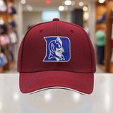 Sombrero de camionero ajustable para hombres de la Universidad de Duke - Ligero y transpirable, con diseño de cara de Diablo Azul, diseño negro y blanco, perfecto para deportes al aire libre y uso casual, accesorio de cabeza casual | Accesorio de cabeza a