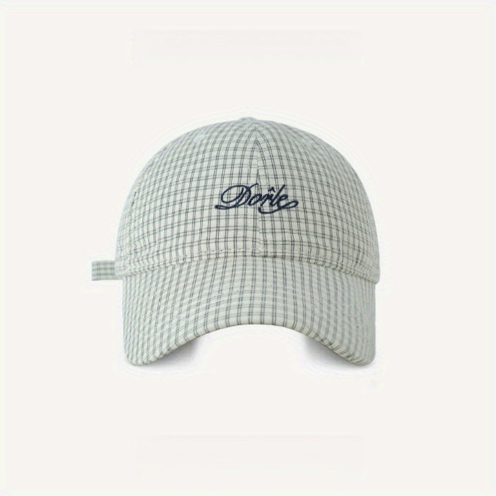 Gorra de Béisbol para Mujer - Ajustable con Cierre Snapback, Transpirable para Uso Diario y Navidad, Azul Marino/Beige/Gris/Azul, Sombrero Casual al Aire Libre y Eventos Formales, Detalles Bordados, Moda Retro, Tela Duradera, Ideal para Compras Festivas