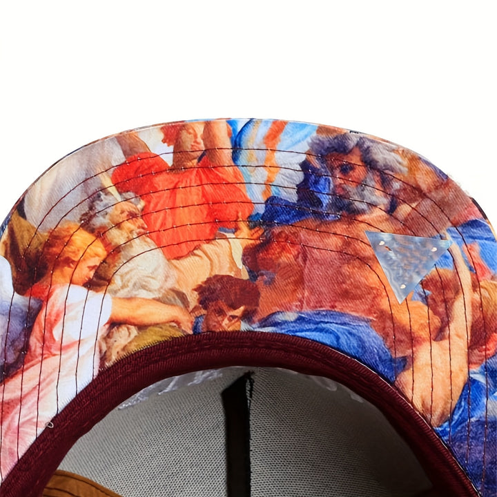 1 Gorra de Hombre con Manos en Oración - Gorra de Béisbol con Símbolo de Fe, Diseño de Manos en Oración y Cruz, Accesorio Religioso para Iglesia, Uso Diario, Eventos Casuales y Espirituales (Lavable a Mano/Limpieza en Seco)
