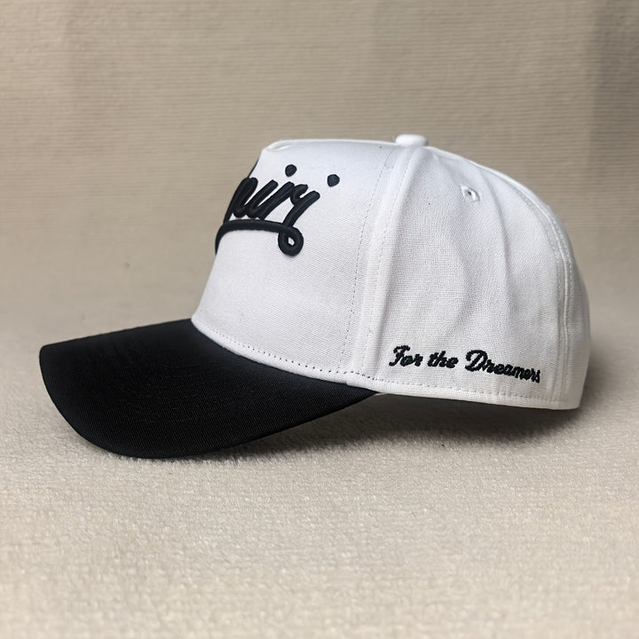 Gorra de Béisbol Blanca Ajustable Unisex - Gorra de Camionero Estilo Hip Hop con Ventilación y Protección Solar, Accesorio Urbano para Exteriores | Gorra Elegante con Visera