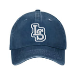 Gorra Deportiva Unisex para Hombres y Mujeres con Estampado de Logo Grande (Blanco sobre ) - Correa Ajustable Transpirable, Visera Curva Ideal para Actividades al Aire Libre o Uso Diario en el Gimnasio