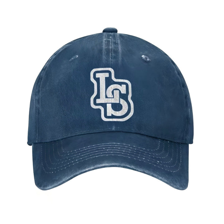 Gorra Deportiva Unisex para Hombres y Mujeres con Estampado de Logo Grande (Blanco sobre ) - Correa Ajustable Transpirable, Visera Curva Ideal para Actividades al Aire Libre o Uso Diario en el Gimnasio