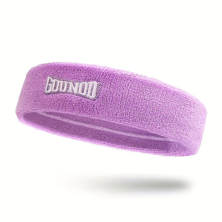Cinta deportiva para la cabeza, elástica y cómoda, de algodón, antideslizante, para yoga, fitness y running, mujer, 1 unidad