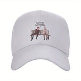 1pc Gorra de Béisbol Good Omens Aziraphale Ineffable Go David Vibes Frescas, Sombrero de Sol Ajustable y Transpirable para Golf, Visera Curva a la Moda para Hombres y Mujeres, Gorra Ligera Y2K para Parejas, Visera