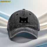 1 gorra ajustable unisex de camionero con logo de oreja negra y ribete blanco - Gorra ligera y transpirable para senderismo, running, ciclismo y uso casual - Gorra de papá con punta gris (opción de 2 piezas disponible)