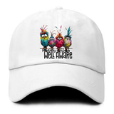 4 Gorras de Béisbol con Estampado Divertido de Pájaros, Gorras Casuales para Primavera/Verano