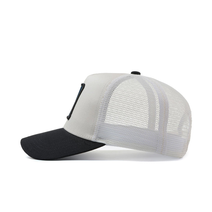 Gorra de Béisbol con Logo de Pesca de Tiburón para Hombres y Mujeres - Gorra de Camionero Ajustable con Cierre de Snapback, Parte Trasera de Malla Transpirable, Diseño de 6 Paneles e Impresión de Escamas de Tiburón, Gorra Unisex Ligera para Pesca, Playa,