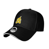 Gorra Trucker del Logo de Aguilas Cibaeñas - Equipo Dominicano de Béisbol, Unisex Negra y Dorada con Emblema Mascota Adjustable, Texto en Español e Inicial 'A', Gorro Deportivo Casual para Fans Orgullosos Dominiacanos, Juegos al Aire Libre & Regalos, Gorr