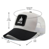 Gorra de béisbol para hombres y mujeres, con diseño de logo de Drua Fijiano, ajustable, para pesca, con parte trasera de malla, ideal para verano, hip hop, anime, deportes al aire libre, moda, unisex, ligera, transpirable, con tela transpirable, gorra de