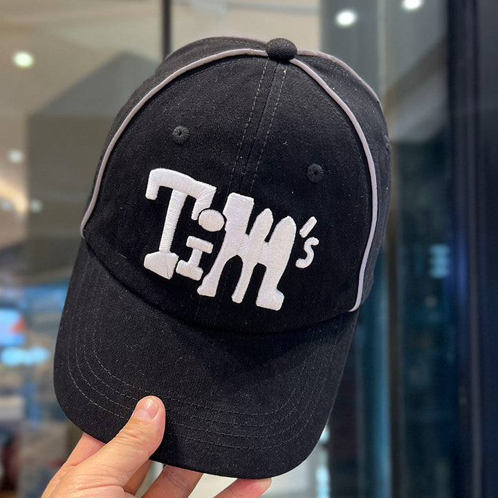 Gorra de Béisbol Ajustable para Hombre y Mujer con Letras Blancas en Relieve y Diseño Rojo/ - Gorra Unisex Ligera y Transpirable, Estilo Casual y Moderno (Lavado a Mano)