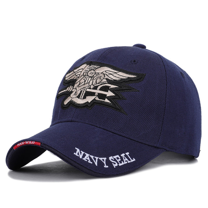 Gorra de béisbol bordada estilo Navy Seal para hombre, gorra militar ajustable con tela ligera y transpirable para deportes al aire libre y uso casual, gorra deportiva | Gorra militar elegante | Gorra liviana