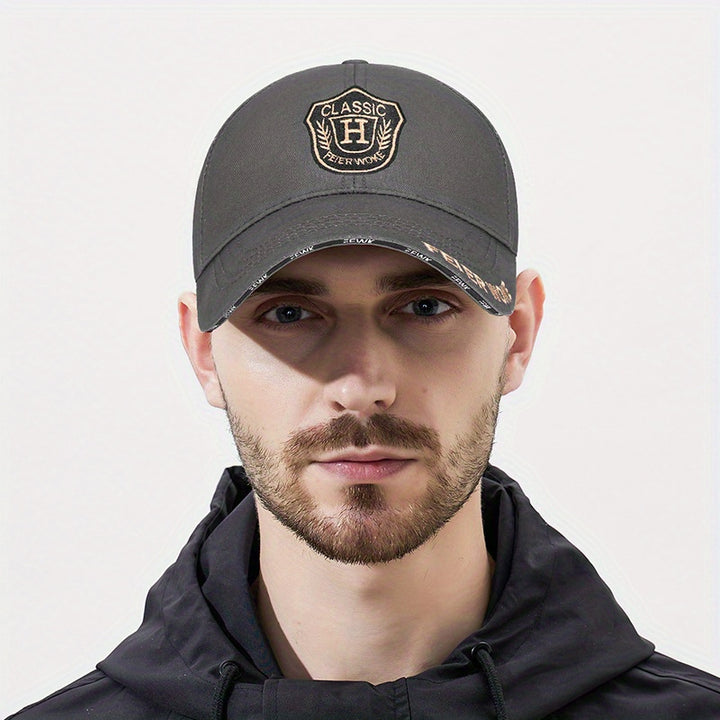 Gorra de béisbol bordada de alta gama para hombre y mujer, ideal para primavera y otoño, con agujeros de ventilación metálicos, estilo urbano FEWK
