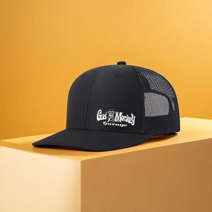 Gorra de béisbol con estampado de mono y malla transpirable, talla ajustable para hombres y mujeres, ideal para deportes al aire libre y playa