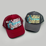 Esta red, que se puede reajustar, presenta diseños encantadores y caprichosos, letras y bordado 3D. Es el regalo perfecto para viajes, pesca al aire libre y para compartir con amigos y familiares. Sombrero para hombre, gorra con ala para hombre