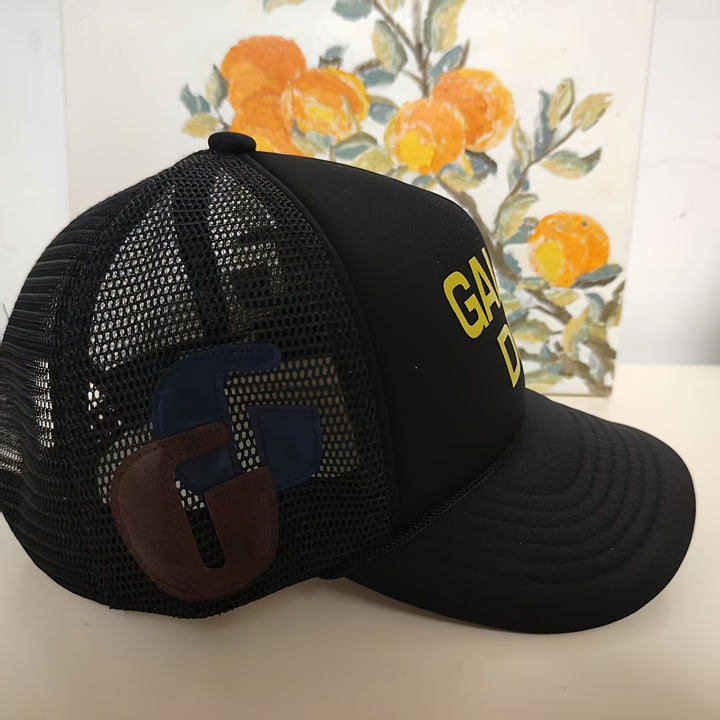 1 Gorra de Béisbol Ligera y Transpirable para Hombre - Diseño de Verano, 100% Poliéster, Lavado a Mano, Negra para Uso Casual, Deportes y Actividades al Aire Libre