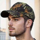 Gorra de Béisbol con Camuflaje para Hombre - Ajustable con Cierre de Presión, Protección Solar, Poliéster Transpirable, Ideal para Deportes al Aire Libre, Camping y Senderismo