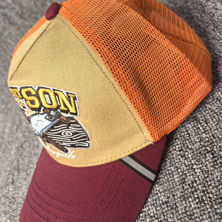 Gorra de béisbol STETSON para hombre con bordado , visera larga y ancha