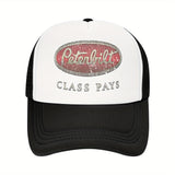 Gorra de béisbol PETERBILT para hombres y mujeres, malla ligera transpirable con cierre de snapback, poliéster, ideal para uso diario y vestimenta casual, adecuada para todas las estaciones, buena opción para regalos de vacaciones