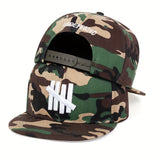 1 Gorra de Béisbol Unisex para Exteriores con Bordado de Cinco Barras - Ajustable, Tejido Transpirable, Opciones en y Camuflaje para Senderismo, Camping o Uso Casual