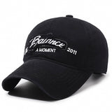 Gorra de Béisbol Unisex Retro con Bordado de Letras y Ala Ancha, Estilo Casual Versátil alfabético