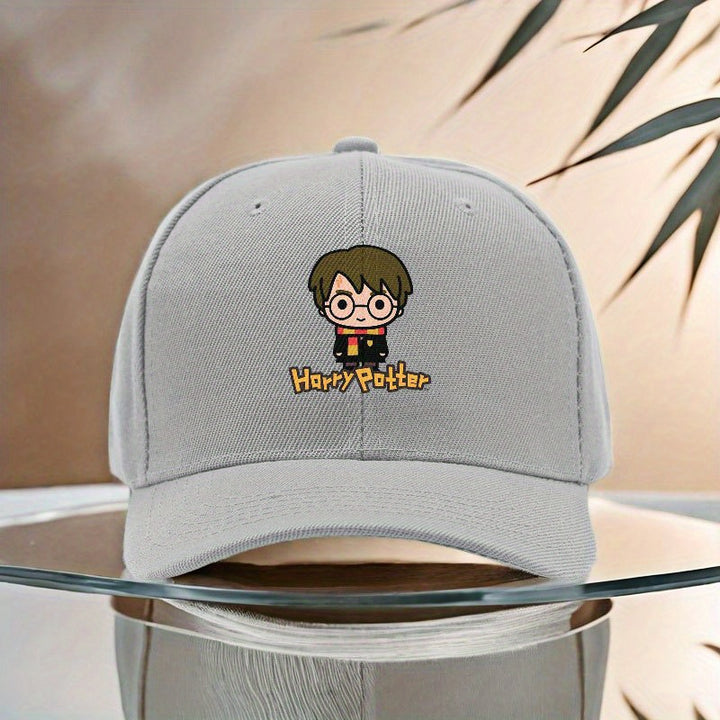 1 Gorra Unisex de Béisbol Ajustable con Diseño Harry Potter, 100% Poliéster, Sombrero Casual para Hombre, Verde Festivo y