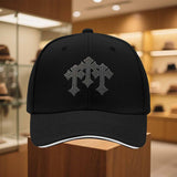 Gorra de béisbol para hombre EL BARBAS - Sombrero ajustable con cierre a presión, diseño brillante en negro y azul, ajuste elástico ligero, cierre de hebilla, duradera para fútbol, deportes al aire libre y uso casual - Regalo ideal para el Día del Padre,