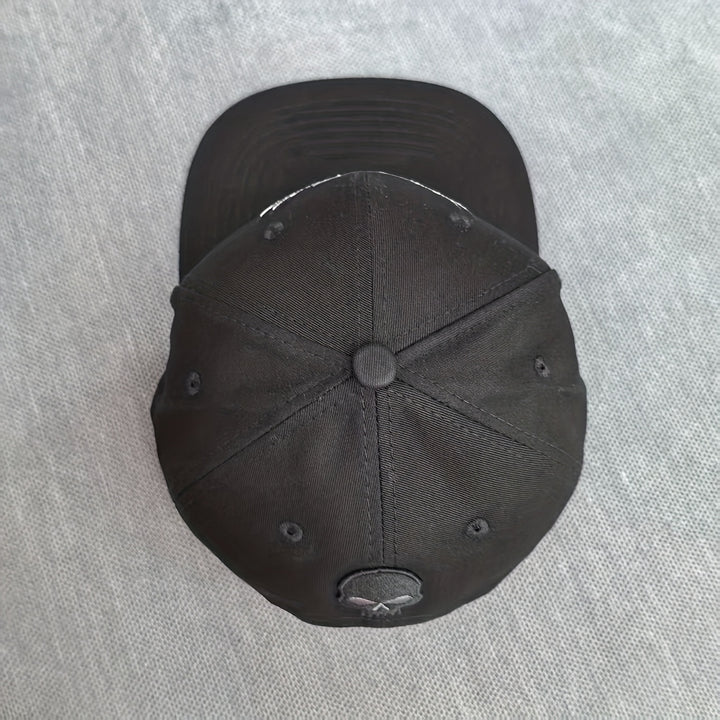 Gorra de béisbol bordada para hombre y mujer con diseño de visera - Snapback ligero y ajustable, comodidad para todas las estaciones, con bordado naranja, atuendo casual versátil para exteriores y uso diario, sombrero para exteriores, diseño divertido, so