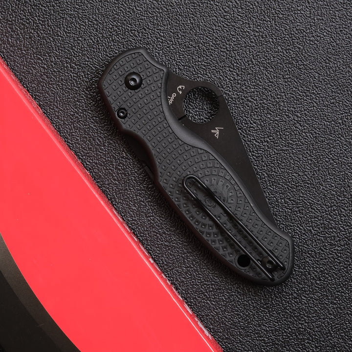 Navaja Táctica Plegable Tipo 223 con Mango de PVC Duradero y Hoja Afilada de 7.01 cm, Ideal para Supervivencia al Aire Libre y Uso Diario. Cuenta con un Mecanismo Plegable, un Agarre Antideslizante y es Compacta y Portátil