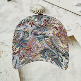 Gorra de Béisbol con Estampado Paisley y Floral - Gorra Ajustable Ligera y Transpirable para Deportes, Viajes y Actividades al Aire Libre - Lavable en Máquina, Estilo Elegante - Regalo Ideal para Vacaciones