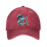 Gorra Unisex de Béisbol - Ajustable, Ligera y Transpirable para Hombres y Mujeres, Diseño Fácil de Cuidar, Accesorio Casual con Gráfico de Marlin, Ideal para Pesca y Construcción, Ajuste Regulable