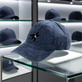 1pc Gorra de Béisbol Estampada con Diseño Grunge Ajustable - Poliéster Ligero Lavable a Máquina, Sombrero Deportivo Casual Unisex para Hombres y Mujeres, Accesorio Duradero y Moderno para Looks Diarios