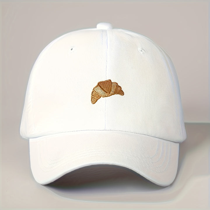 Gorra de béisbol con diseño de avestruz bordado - Gorra ajustable con parte trasera de malla transpirable, ligera y elegante para golf, verano y uso casual - Diseño unisex Y2K en beige, negro, blanco, azul marino, gorra ajustable, accesorio de golf, moda