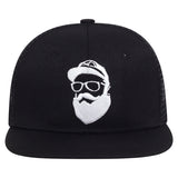 Gorra de béisbol con patrón de tío barbudo para hombre