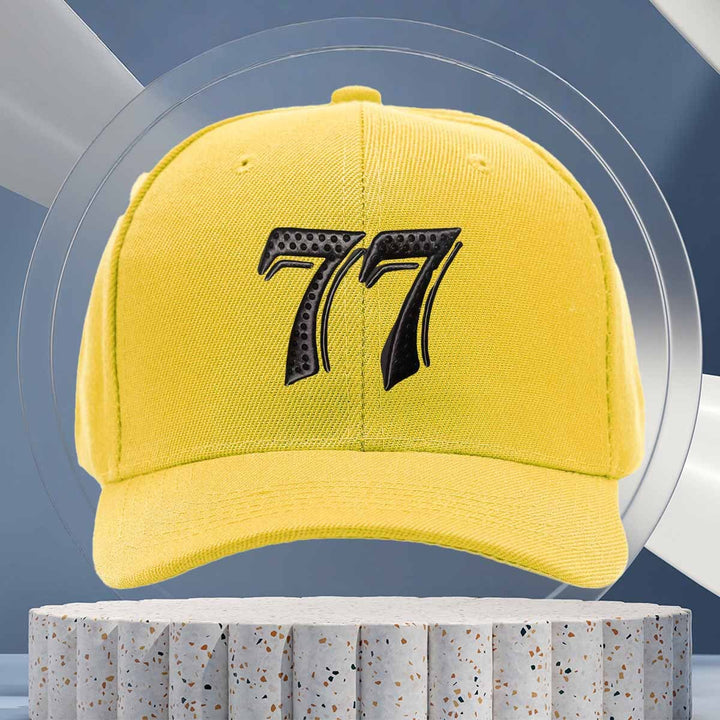 Gorra Trucker 77 - Gorra de béisbol ajustable con diseño '77', ligera y transpirable para hombres y mujeres, deportes al aire libre, ropa casual, equipo deportivo para exteriores, diseño deportivo, construcción duradera, gorras para hombre, sombrero para