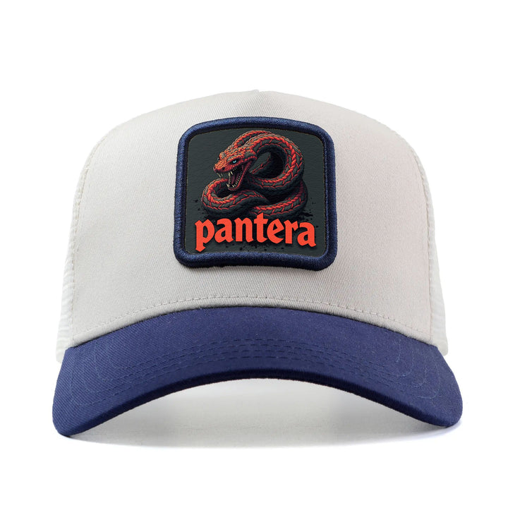 Gorra de béisbol para hombres y mujeres - Ligera y transpirable, con correa ajustable, diseño de serpiente roja y negra, parte trasera de malla no elástica para pesca, al aire libre, casual - Gorra de protección solar unisex para hombres y mujeres, ropa d