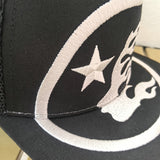 Gorra de camionero de hip hop y streetwear - Ligera, ajustable y con diseño de estrellas y dibujos animados, panel trasero de malla negra, perfecta para adolescentes y papás, gorra de hip hop