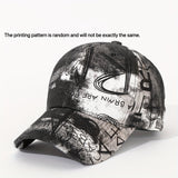 1 gorra de béisbol de arte urbano - Ajustable, ligera, negra con diseño de grafiti blanco, perfecta para uso casual, baile urbano y fiestas, gorra de baile urbano | Gorra estilo grafiti | Accesorio ajustable para la cabeza