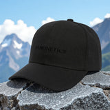 Gorra Unisex Moderna Techomail - Diseño Ligero y Transpirable de Seis Paneles con Visera Plana, Estampado a Rayas Negras/Blancas, Poliéster para Exteriores, Moda Urbana y Casual - Gorra Lavable a Máquina para Hombres y Mujeres