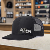 Gorra de béisbol unisex con estampado de gorila de dibujos animados de MAKEFGE - Espalda de malla transpirable ajustable, diseño de contraste negro y blanco, gorra deportiva de verano para hombres y mujeres, poliéster duradero, ropa casual para fiestas, g