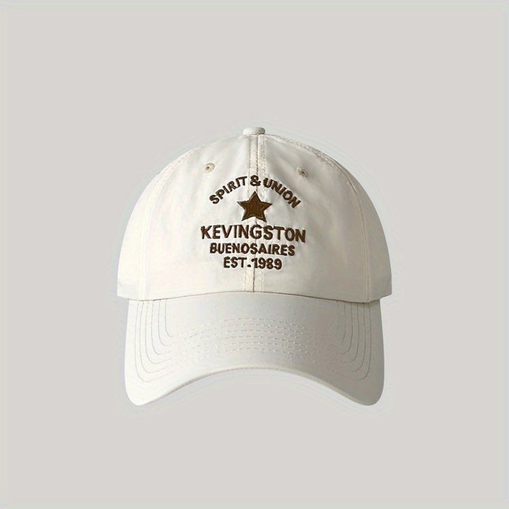 Gorra de béisbol bordada de secado rápido delgada para mujer - Sombrero de sol transpirable con hebilla ajustable, diseño ligero y elegante, perfecto para actividades al aire libre, ropa casual y regalos de vacaciones, sombrero de sol.