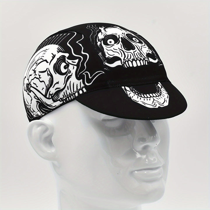 Gorra de Ciclismo Retro - Secado Rápido, Transpirable, Sombrero de Bicicleta de Verano para Hombres y Mujeres, Negro, Deportes, Gorra de Bicicleta